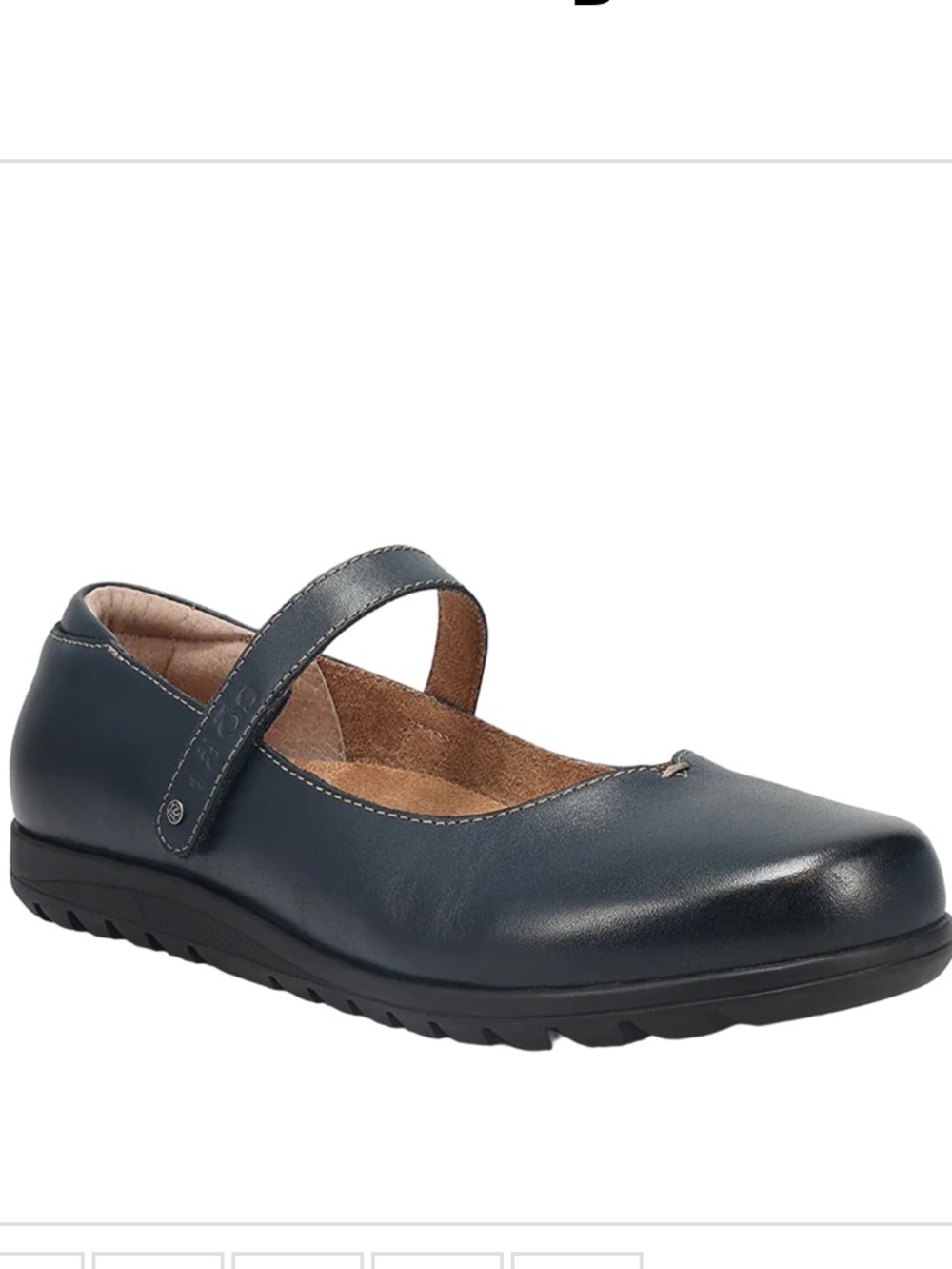 Taos Chorus Mary Jane Navy Blue Genuine Leather Size 9.5